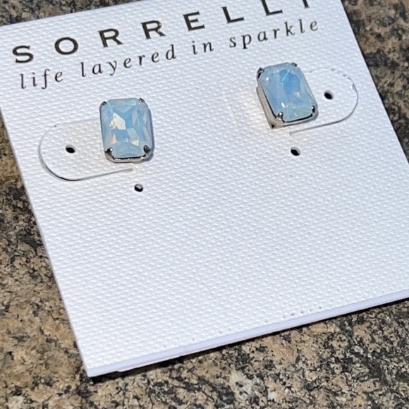 Sorrelli Swarovski White Opal Essentials Earrings - Picture 4 of 8